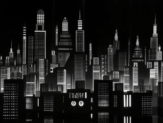 Poster - city skyline