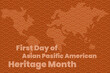 Illustration vector graphic of first day of asian pasific american month