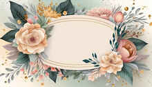Vintage Background With Flowers