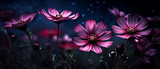 Fototapeta  - Kwiaty kwitnące nocą - AI