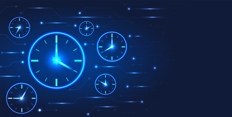 Many watch technologies are used to help tell the time of work or the time of business Like the concept of time allocation within the organization to work according to the goal in the time that 