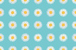 © Wita Pixs - daisy flower seamless pattern vector . Floral texture collection for textile and fashion design. Spring botanical print.