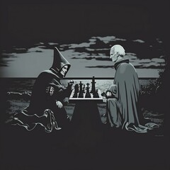 Chess game with Death