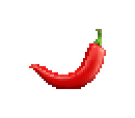 Poster - Realistic Chili Pepper