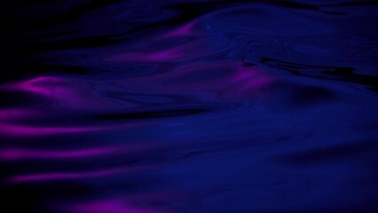 elegant abstract close-up macro water wave loop background. purple blue copy space showcase mock-up 