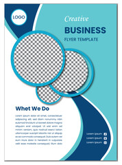 Wall Mural - business flyer template