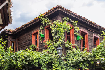 Canvas Print - Old Town of Nesebar historic city on Black Sea coast, Bulgaria