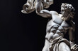 Illustration of a Renaissance marble statue of Prometheus. In Greek mythology, Prometheus stole fire from the gods and gave it to humanity in the form of knowledge and civilization.