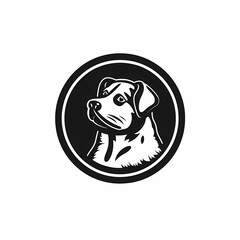 Sticker - Dog Head Symbol 