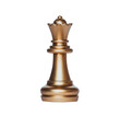 Chess queen isolated on Background.