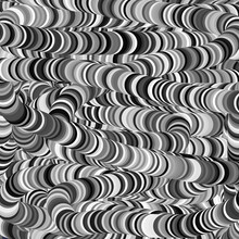 Abstract Background Of White, Black And Gray Overlapping Circles.