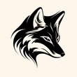 © Nazar - Fox vector for logo or icon, drawing Elegant minimalist style,abstract style Illustration