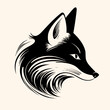 © Nazar - Fox vector for logo or icon, drawing Elegant minimalist style,abstract style Illustration