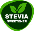 © muh - Stevia sweetener natural product label logo design, stevia sweet label stamp, natural label, organic label, food and drink natural label