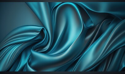 a blue background with a wavy design in the middle of it and a black background with a black border 