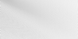Fototapeta Przestrzenne - Abstract white background with gray pattern of lines. Vector Illustration 