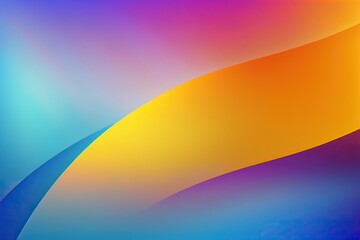 Wall Mural - Abstract colorful background, yellow, purple, pink and blue colored gradient. Generative AI