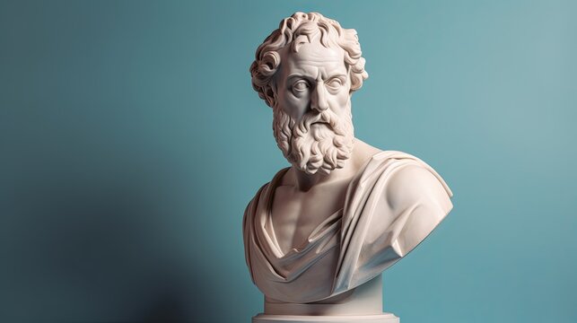 bust of a greek philosopher