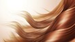 Beautiful long healthy and silky brown hair background with lot of copy space, Generative AI