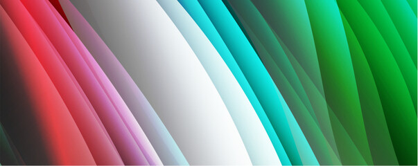 Trendy simple fluid color gradient abstract background with dynamic wave line effect. Vector Illustration For Wallpaper, Banner, Background, Card, Book Illustration, landing page