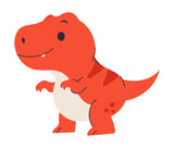 Cute dinosaur vector