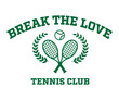 © Ezgi - Tennis club graphic design for t shirt print or embroidery.
