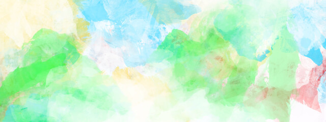 Canvas Print - colorful watercolor background.