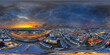 magdeburg city aerial 360° x 180° vr environment equirectangular