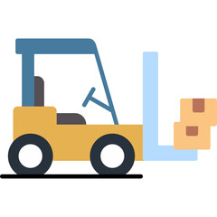 Wall Mural - ForkLifter Icon