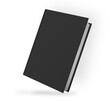 © logoinspires - black book diary blank cover notebook on transparent background