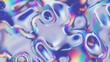 © the7dew - Closeup of Abstract Smooth Chromatic fluid waves with LED Texture background  for branding and product presentation. High quality details