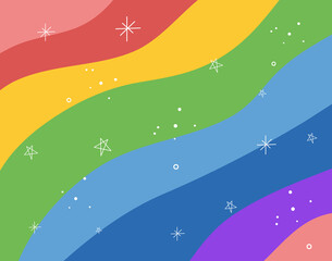 Wall Mural - Rainbow background  . LGBT flag. Pride. Diversity. Fabric Colorful