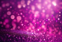 Pink, Purple, Glitter, Blur, Abstract Background Generative AI