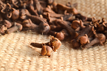 Wall Mural - Spices cloves for cooking. Close-up.