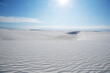 Leinwanddruck Bild White sand dunes