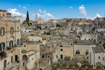 Wall Mural - Vista panoramica di Matera, Basilicata, Italia meridionale.