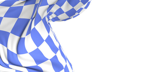 Wall Mural - bavaria flag oktoberfest blue and white