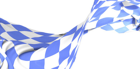 Wall Mural - bavaria flag oktoberfest blue and white