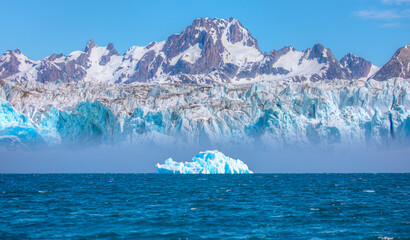 Wall Mural - Knud Rasmussen Glacier near Kulusuk - Greenland, East Greenland