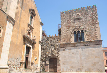 Sticker - Corvaia palace and  santa caterina church