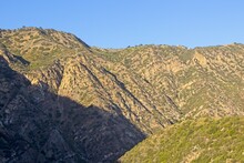 Driving Through Malibu Canyon, With The Malibu Creek Far Below Us, As We Make Our Way From Malibu Creek State Park To The Pacific Coast Highway Just Over The Mountains
