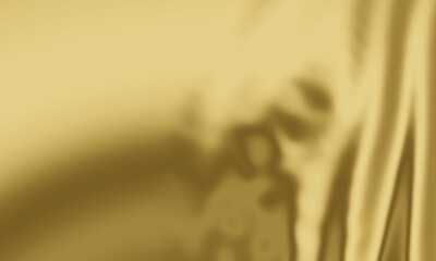 Wall Mural - 3D abstract gold background. Golden wave texture.