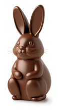 Chocolate Easter Bunny 3D Render - Generative AI
