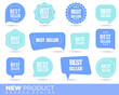 © totallyout - Best seller Badge and Tags in Flat Design Style vector illustration