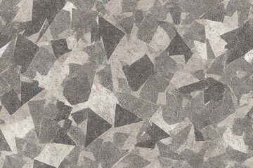 Poster - Grey terrazzo pattern with seamless pile., created with generative ai