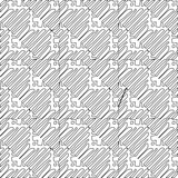 Fototapeta Młodzieżowe -  Monochrome ornamental texture with smooth linear shapes, zigzag lines, lace pattern.Abstract geometric black and white pattern for web page, textures, card, poster, fabric, textile.