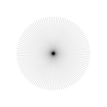 Monochrome Abstract Geometric Illustration Vector