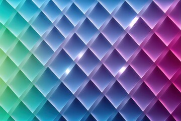 Poster - Graphic panel for geometric background with beautiful color transition., created with generative ai