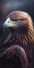 Poster - portrait of a eagle