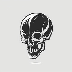 Sticker - Skull Tribal Illustration